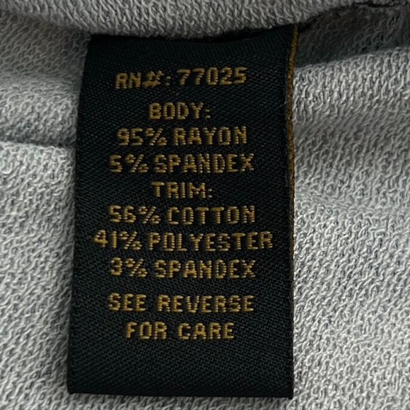 Serena Williams Signature Statement Womens Knit Top Size XS Rayon Camo - Picture 11 of 11